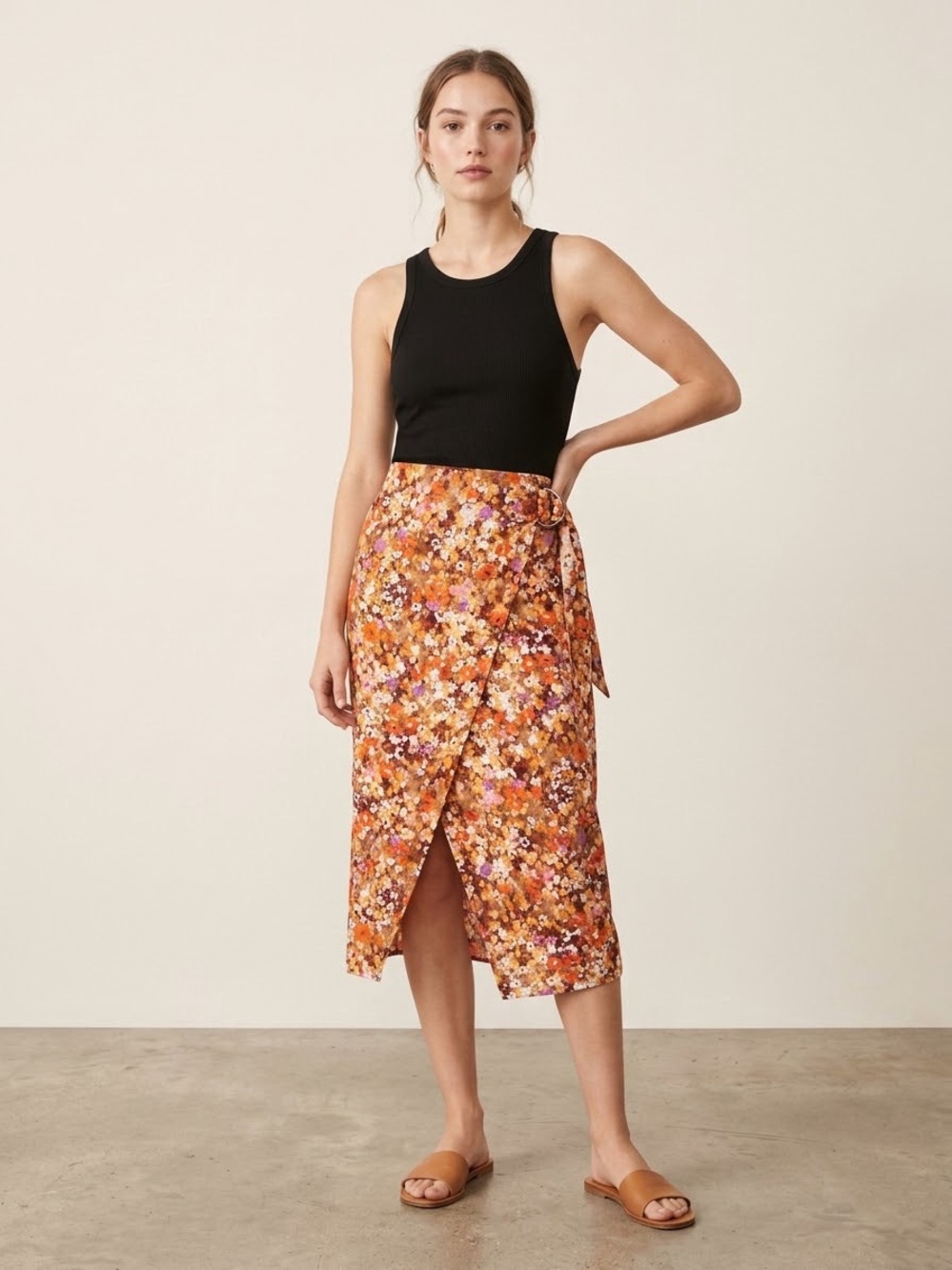 🎉5 for $45🎉 Pink lilly wrap skirt size XS